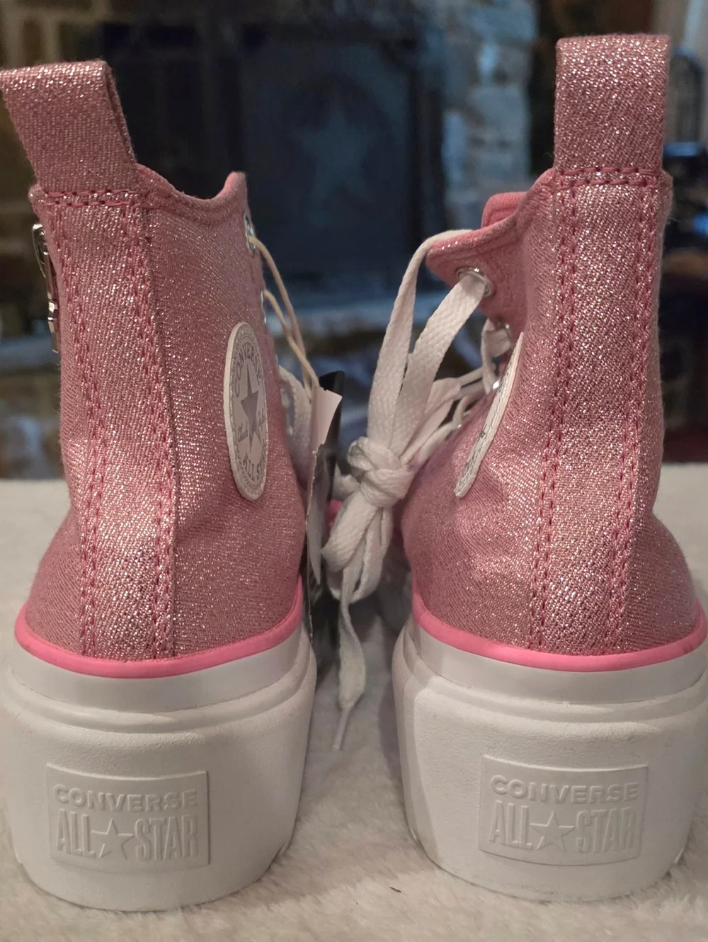 Converse pink high
